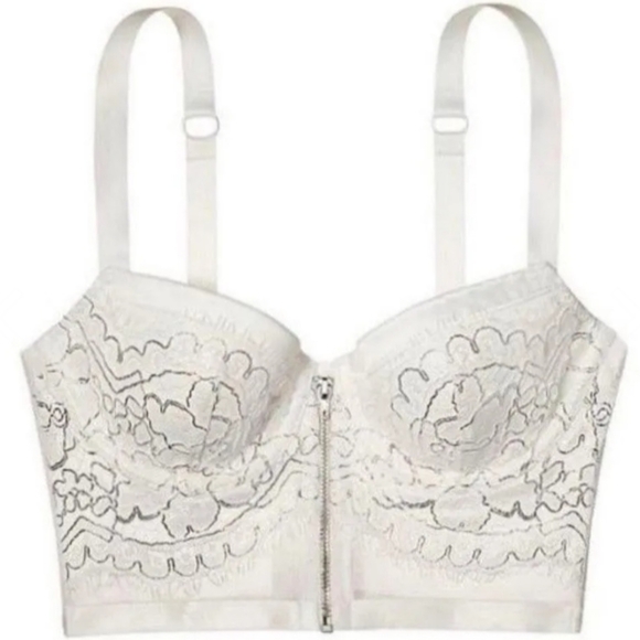 Victoria's Secret Sexy Long Line Lace Push Up Bra - Picture 3 of 12